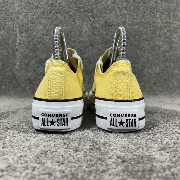 Converse CT All Star Lift OX 568627C Women’s Size 6 Butter Yellow Canvas Shoes - Picture 6 of 11